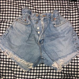 vintage levi denim shorts